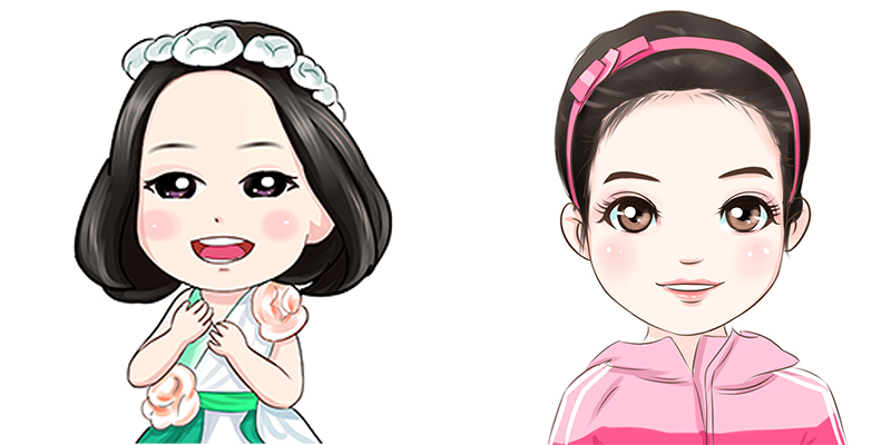 【q萌版】小孩头像画像卡通形象人物漫画微信照片手绘