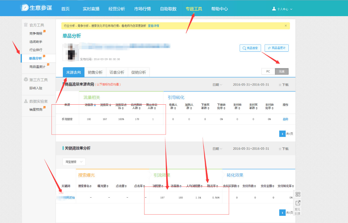 流量推广_【电商大促精选】淘宝网店铺手机无线端关键词搜索优化流量推广6