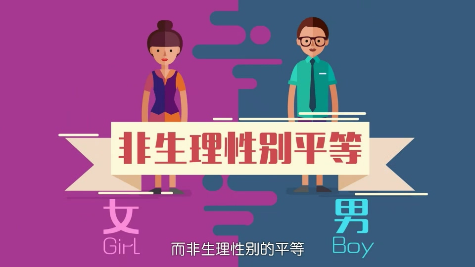 《男女平等20周年》-公益动画-商业宣传mg动画