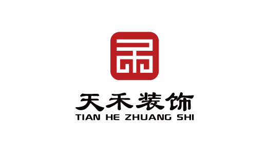 天禾裝飾標志設計
