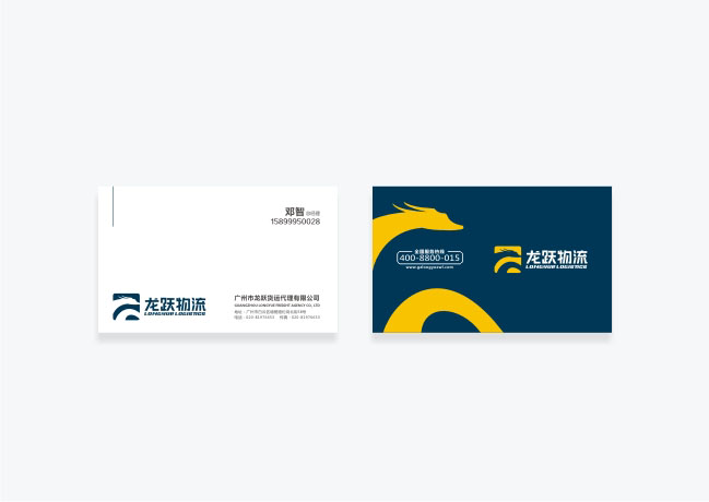 logo设计案例_龙跃物流品牌设计