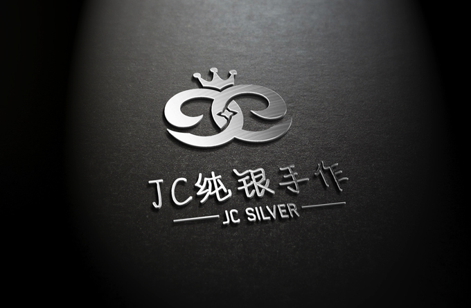 logo设计案例_jc纯银手作logo