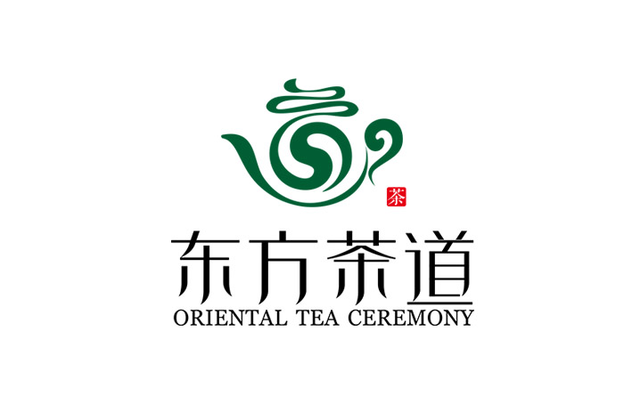 logo设计案例_东方茶道