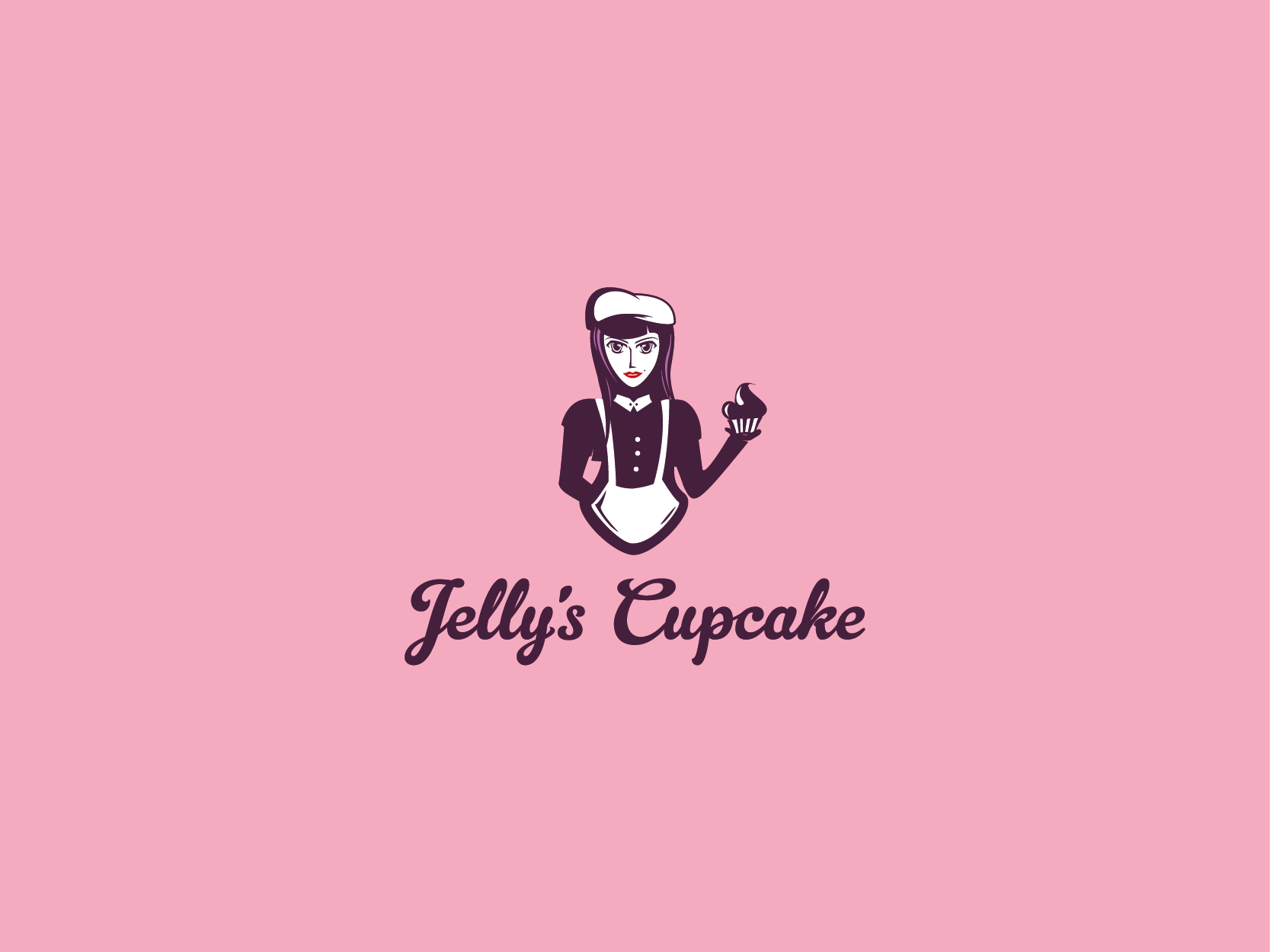 logo设计案例_jellycupcake蛋糕店logo设计