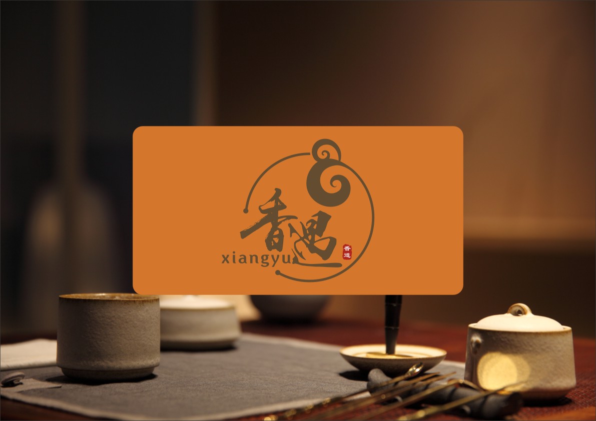 香遇logo-品牌设计-巨石品牌设计-猪八戒网