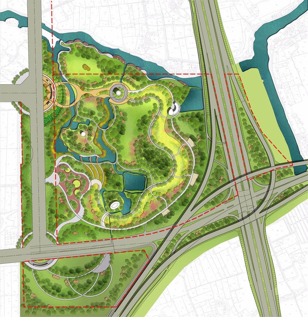 定制建筑 景观 规划 彩图平面 户型图 cad彩总填色 ps-猪八戒网