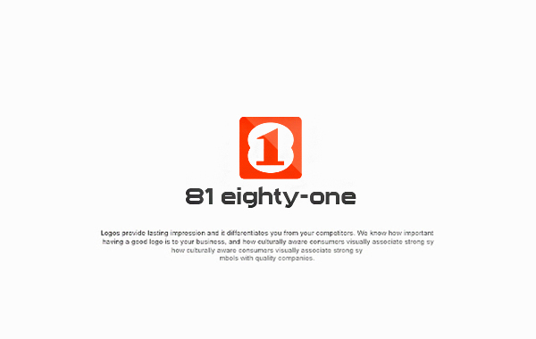 81 eighty onelogo设计