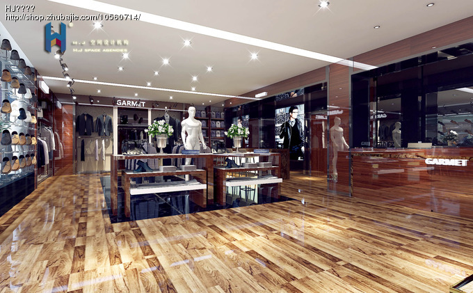 百货商场铺位效果图 hj空间设计 投标-猪八戒网