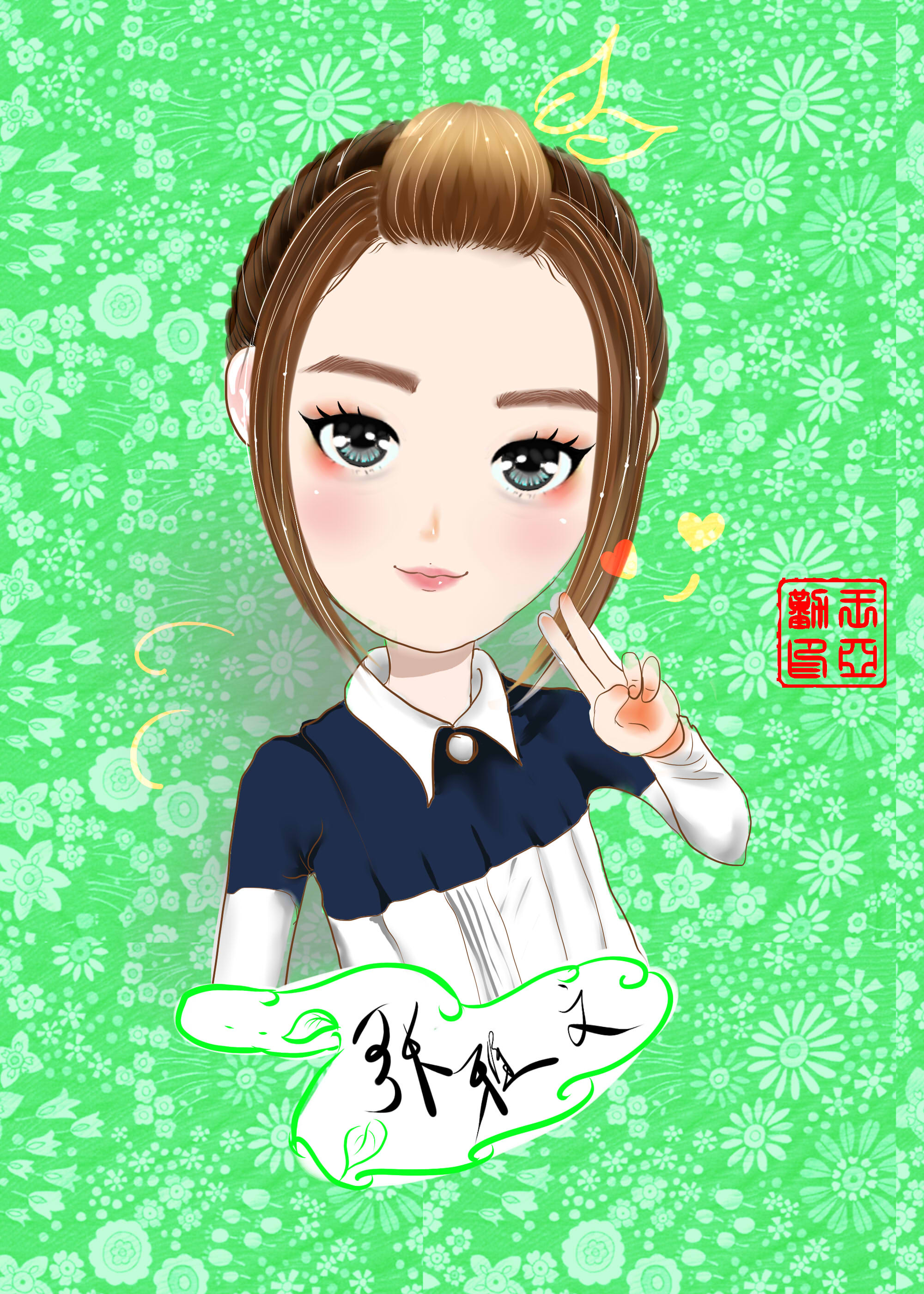 唯美转手绘-漫画设计-小勤子手绘店-猪八戒网