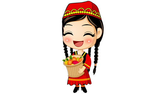 卡通新疆女孩  ￥1   虎虎品牌设计   丽水   免费咨询