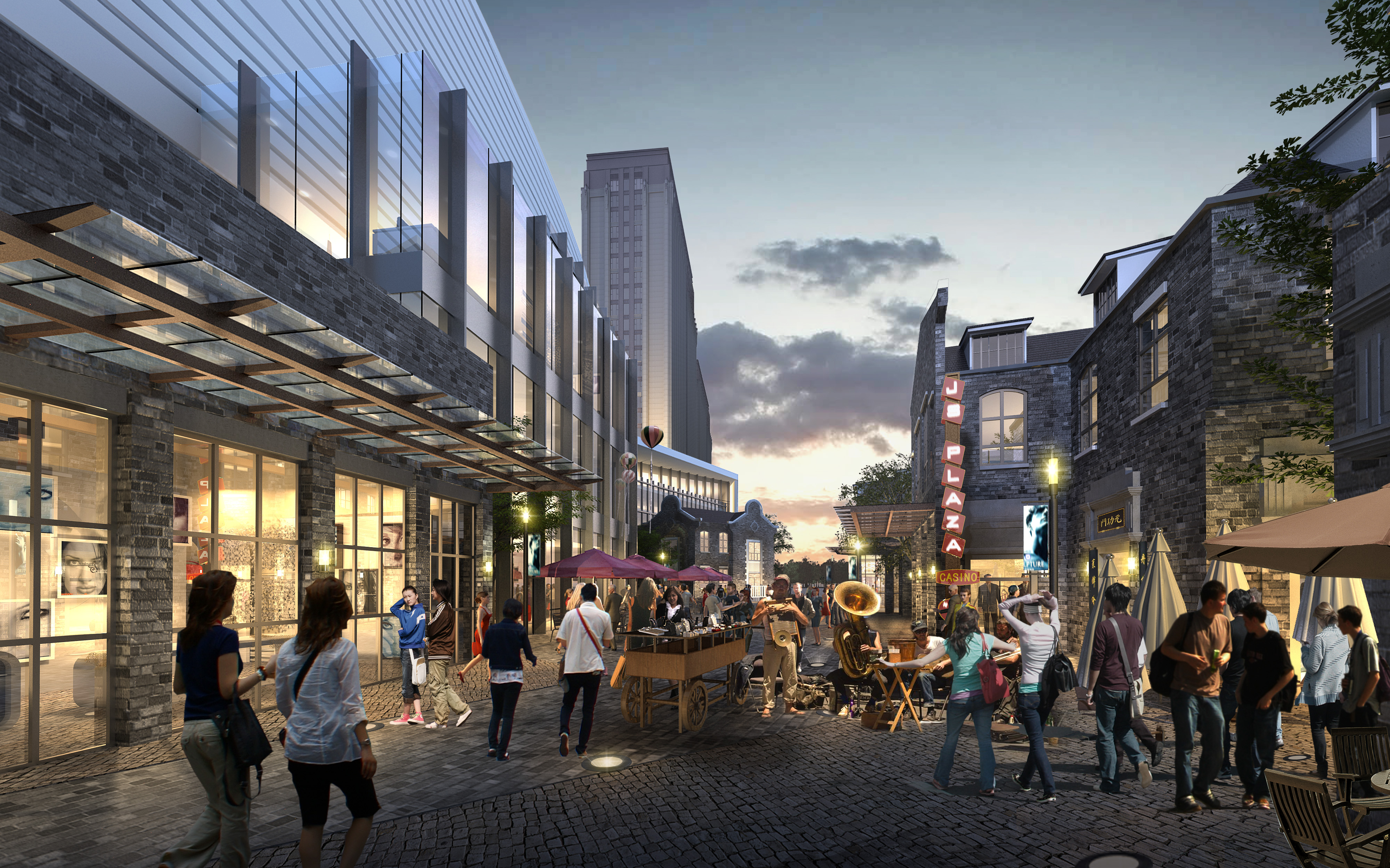 公共建筑类(单体透视)/套-工程设计-青岛磐艺-猪八戒网