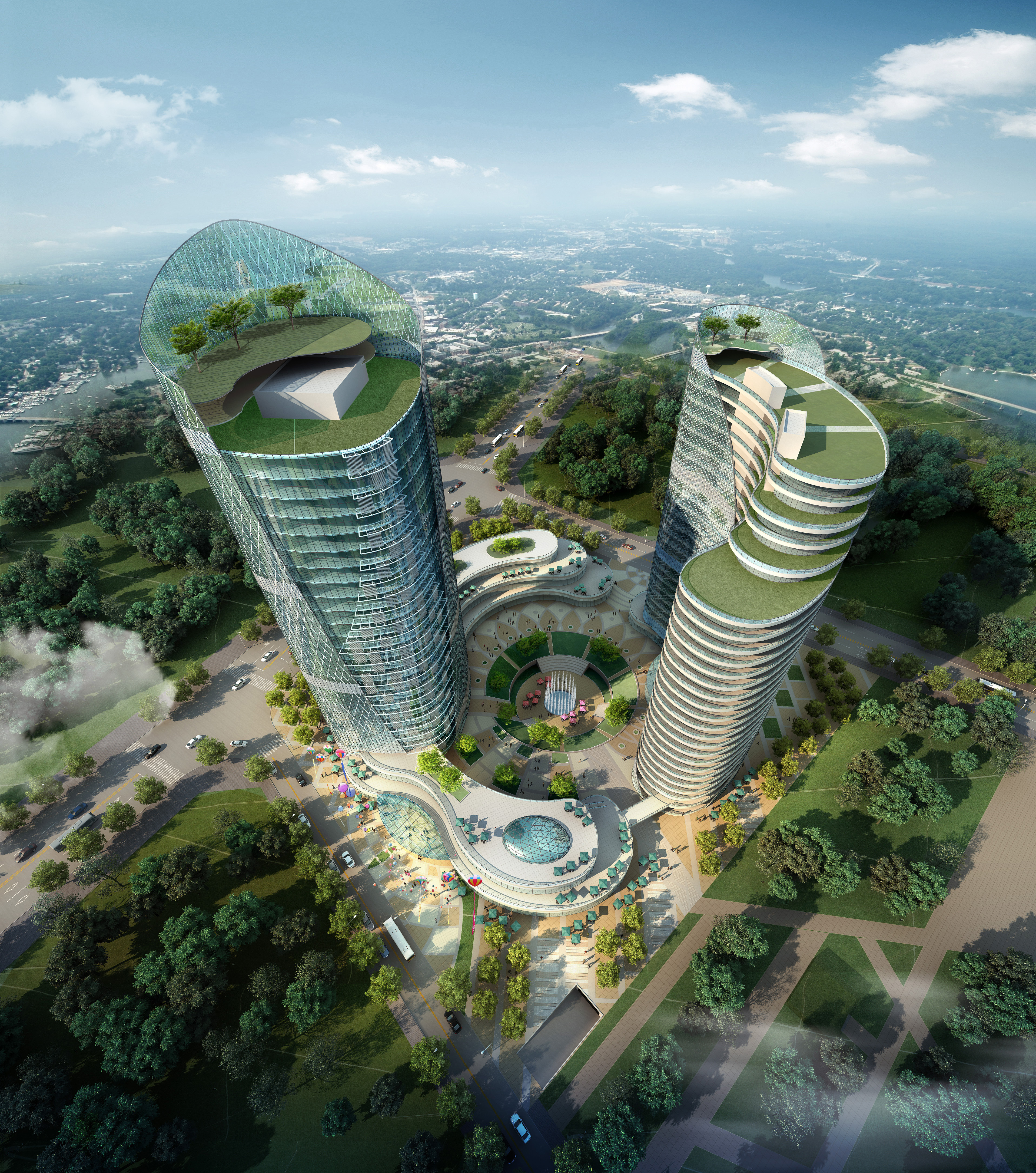 公共建筑类(鸟瞰图)案例详情案例金额:062800.