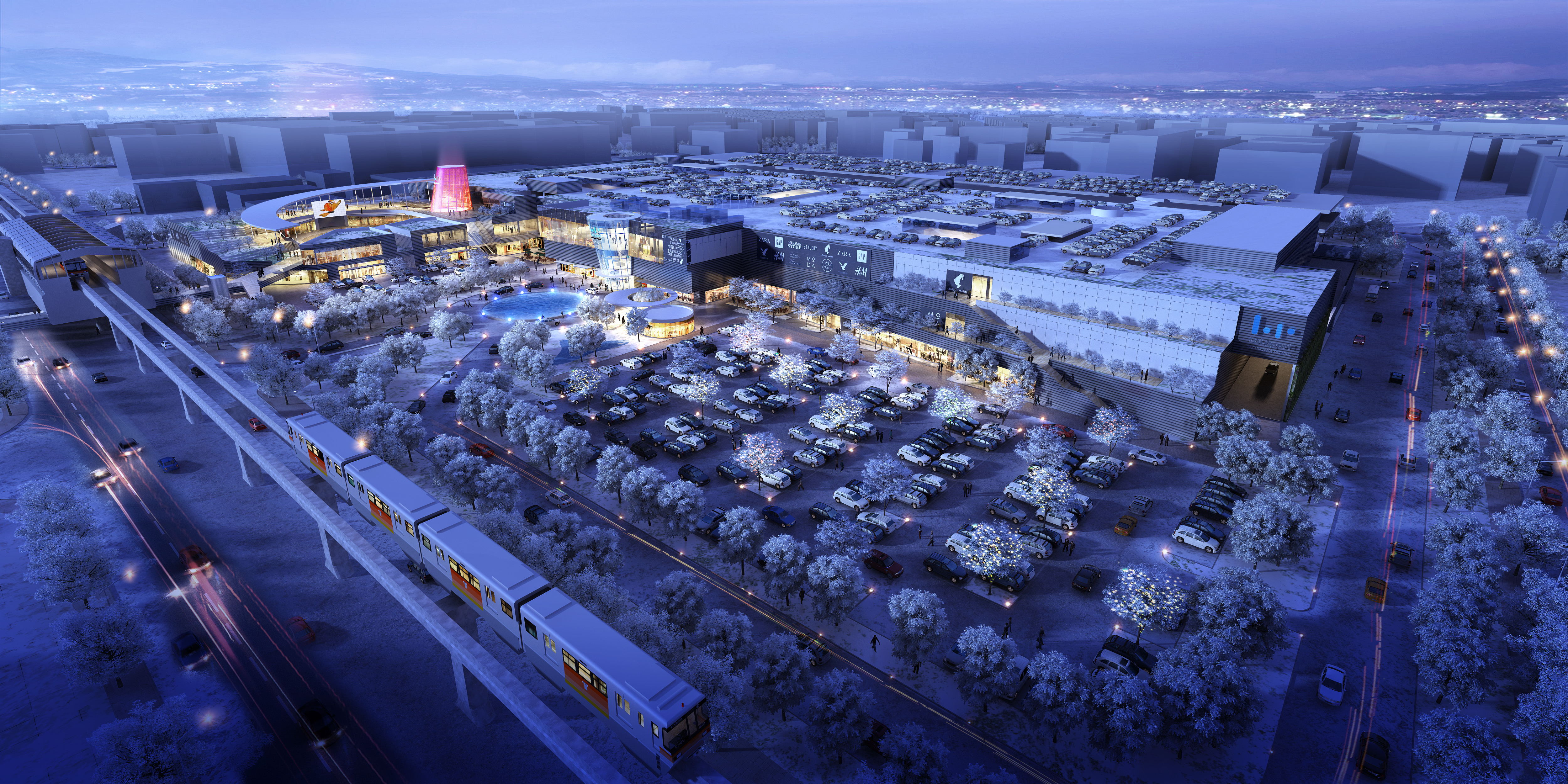 公共建筑类鸟瞰图套