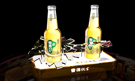 游戏道具的效果图渲染,模型已经用su建好了  雪花纯生游戏道具场景